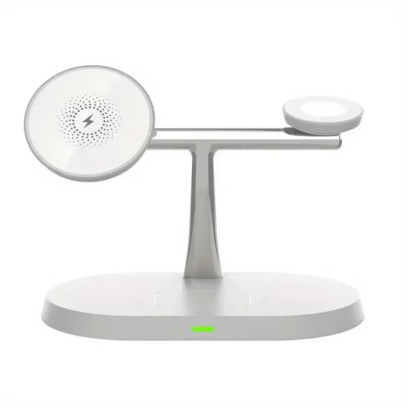 3 in 1 Magnetic Wireless Charger Stand for Iphone 16-12 Pro Apple Watch 9 8 Airprods 3 in 1 Macsafe Fast Charging Station
