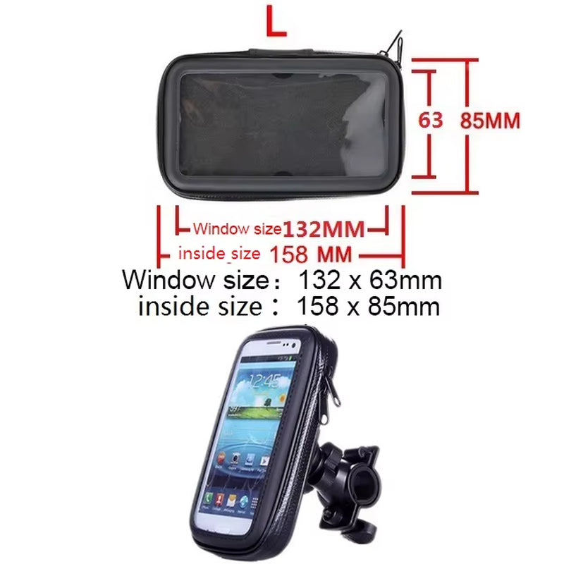 Waterproof Motorcycle Phone Holder Support Telephone Mobile Stand for Moto Support for Iphone 11 Universal Bike Mobile Phone Sup