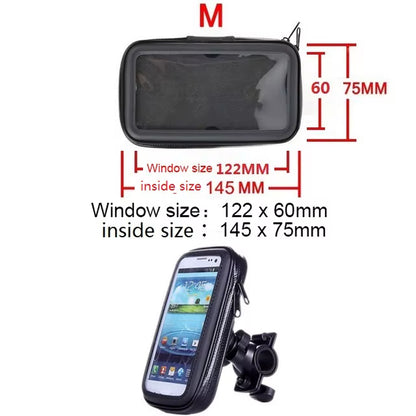Waterproof Motorcycle Phone Holder Support Telephone Mobile Stand for Moto Support for Iphone 11 Universal Bike Mobile Phone Sup