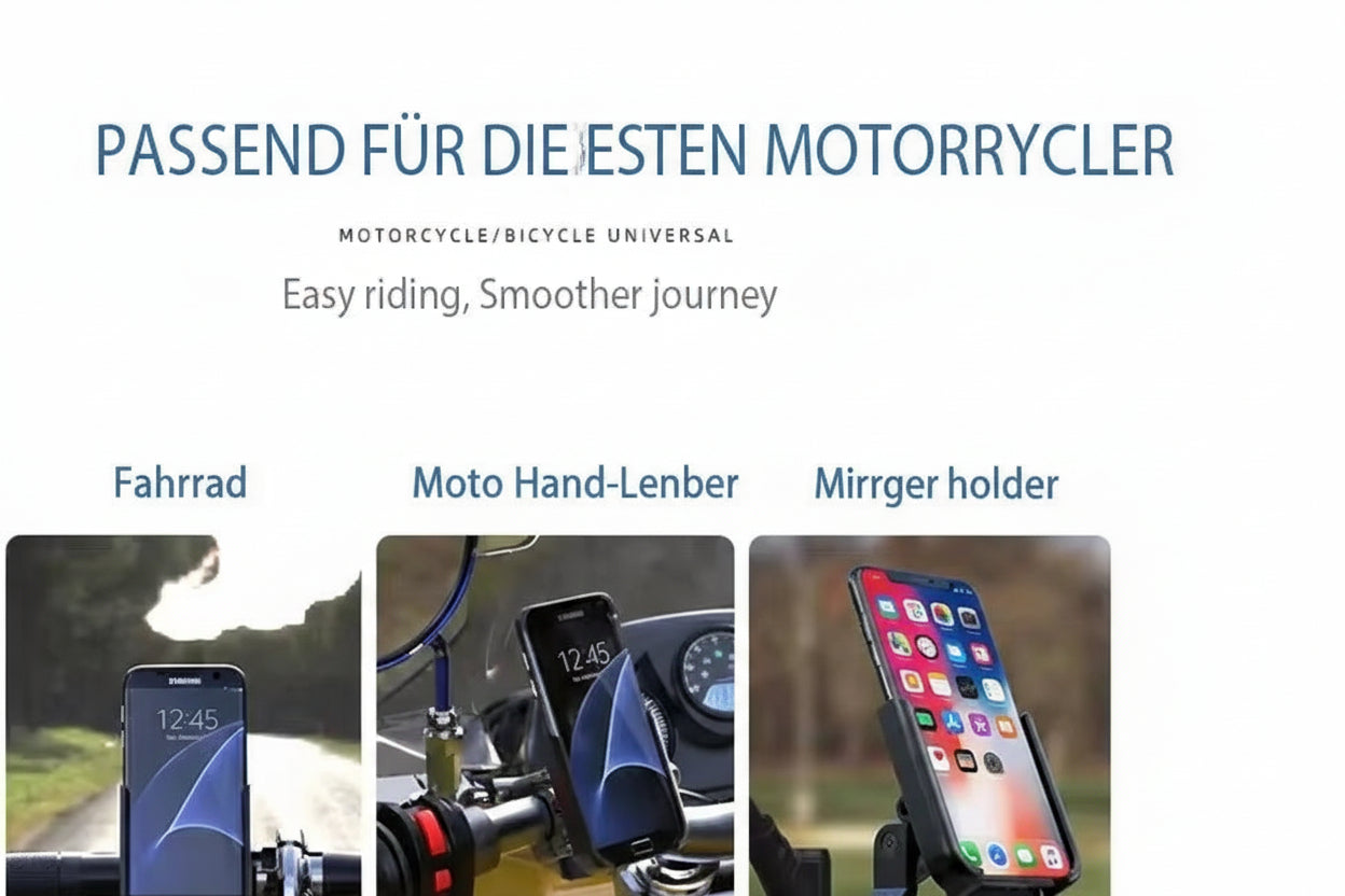 Aluminum Phone Holder for Bikes Scooters Adjustable Bicycle Motorcycle GPS Navigation Stand Bracket Bike Accessories