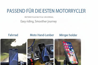 Aluminum Phone Holder for Bikes Scooters Adjustable Bicycle Motorcycle GPS Navigation Stand Bracket Bike Accessories