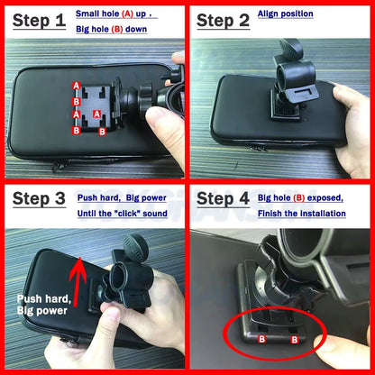 Waterproof Motorcycle Phone Holder Support Telephone Mobile Stand for Moto Support for Iphone 11 Universal Bike Mobile Phone Sup