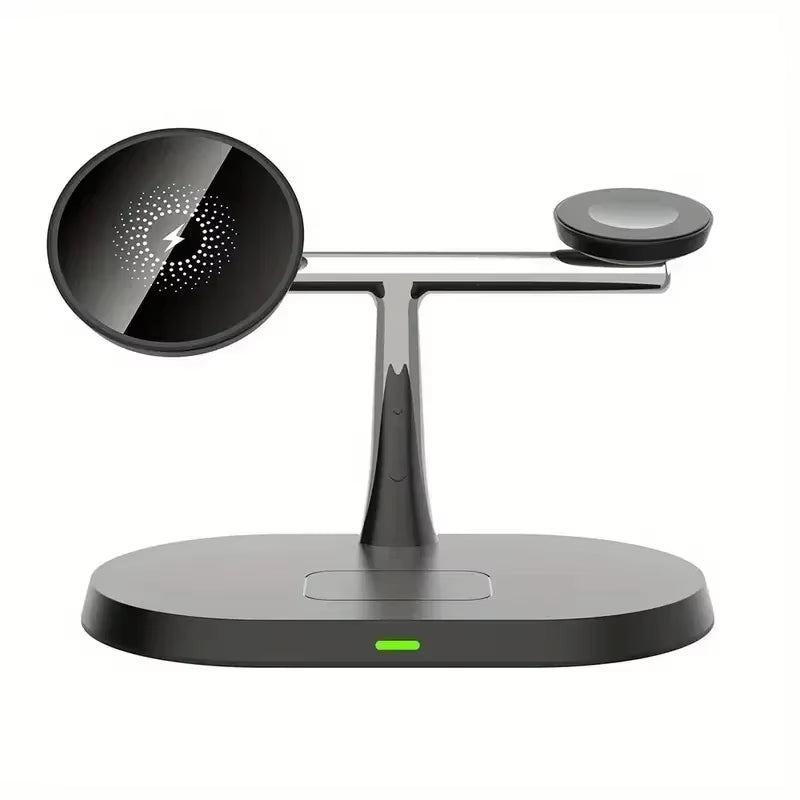 3 in 1 Magnetic Wireless Charger Stand for Iphone 16-12 Pro Apple Watch 9 8 Airprods 3 in 1 Macsafe Fast Charging Station