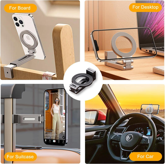 Universelle Magnetische Handyhalterung fürs Flugzeug – Freihändig & Drehbar