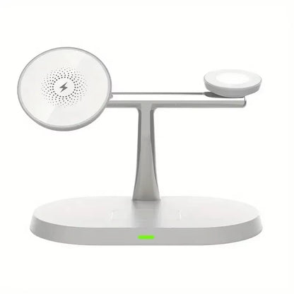 3 in 1 Magnetic Wireless Charger Stand for Iphone 16-12 Pro Apple Watch 9 8 Airprods 3 in 1 Macsafe Fast Charging Station