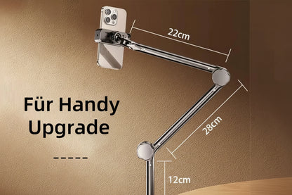 Lazy Phone Holder 360° Rotating Tablet Stand Holder Adjustable for Ipad Cellphone 4-13 Inch Bed Floatable Arm Clip Stand