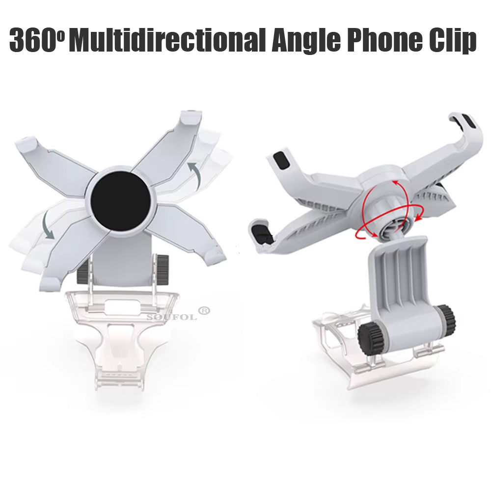New Smartphone Clamp Adjustable Game Clip for PS5 Wireless Controller Gamepad Mobile Phone Holder Bracket