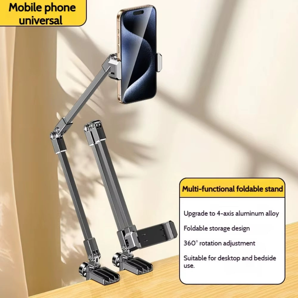 Adjustable Tablet Stand Foldable 360-Degree Rotation Bedside Phone Holder for 5-12Inch Phone Ipad Pro Mini for Xiaomi