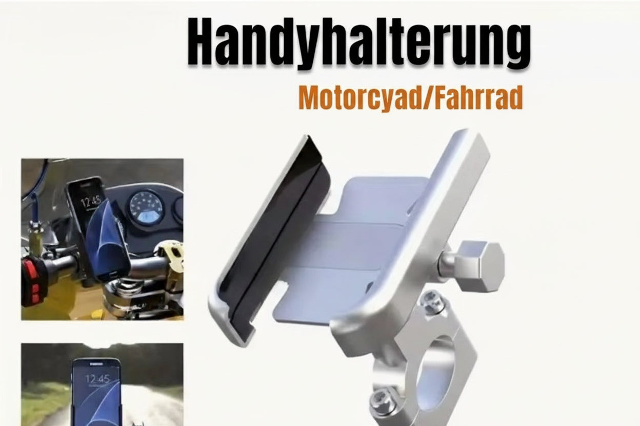 Aluminum Phone Holder for Bikes Scooters Adjustable Bicycle Motorcycle GPS Navigation Stand Bracket Bike Accessories