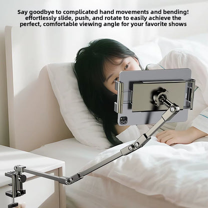 Adjustable Tablet Stand Foldable 360-Degree Rotation Bedside Phone Holder for 5-12Inch Phone Ipad Pro Mini for Xiaomi