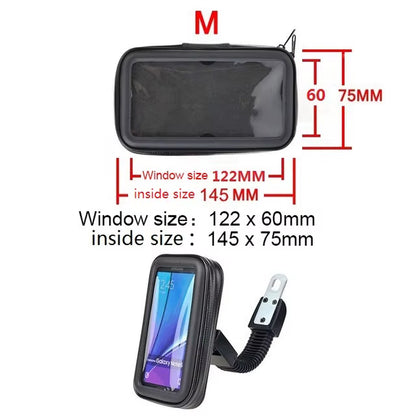 Waterproof Motorcycle Phone Holder Support Telephone Mobile Stand for Moto Support for Iphone 11 Universal Bike Mobile Phone Sup