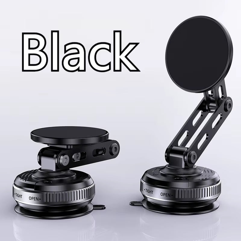 Angle Adjustable Car Phone Mount Metal Magnetic Suction Cup Nano Gel Pad 3-Axis Foldable Holder for Iphone Samsung