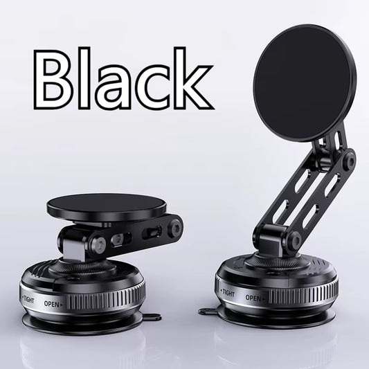 Angle Adjustable Car Phone Mount Metal Magnetic Suction Cup Nano Gel Pad 3-Axis Foldable Holder for Iphone Samsung