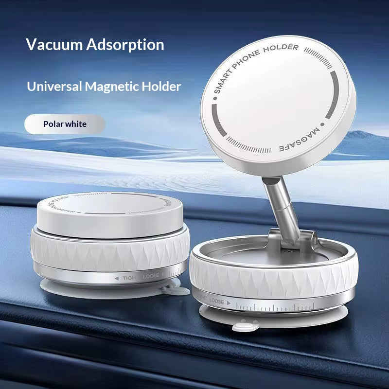 2026 New 360° Rotating Vacuum Car Magnetic Phone Stand, Folding Car Navigation Desktop Stand, Multi-Functional Phone Stand