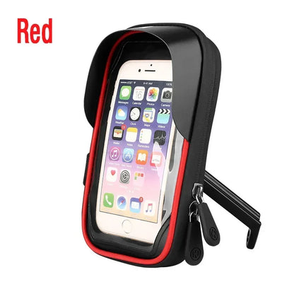 Bicycle Motorcycle GPS Navigation Holder Waterproof Multi-Function Mobile Phone Bracket Card Pack Bike Motorcycle Accessories