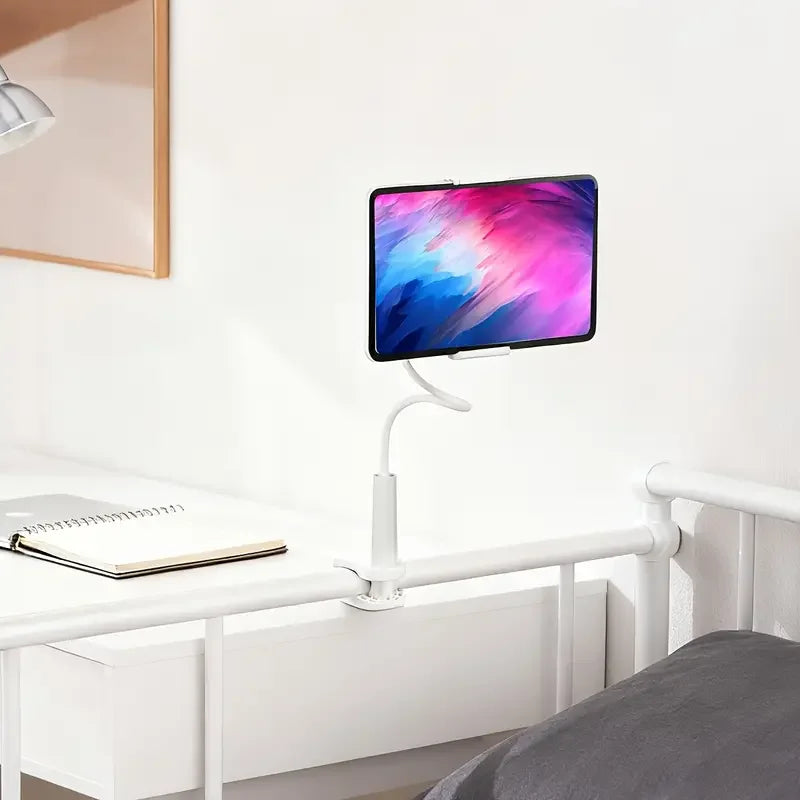 Multi-Functional Desktop Cantilever Tablet Holder with Anti-Slip Pad for Stability