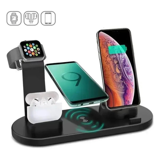 Wireless Charger 7 in 1 Fast Charging Dock for Iphone 16/15/1413/12/11 Pro Max/ Samsung Airpods 3/2/ Pro Apple Watch Ultra 8 7 6