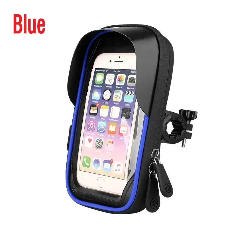 Bicycle Motorcycle GPS Navigation Holder Waterproof Multi-Function Mobile Phone Bracket Card Pack Bike Motorcycle Accessories