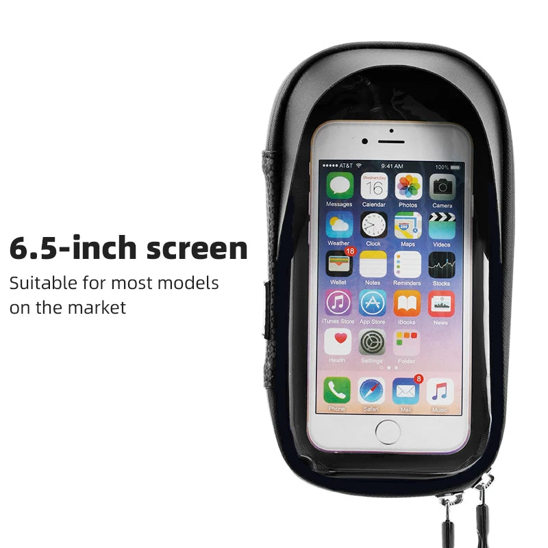 Bike Phone Support Waterproof Case Bag for Bicycle Handlebar  Adjustable Motorcycle Scooter Mobile Phone Mount Cover