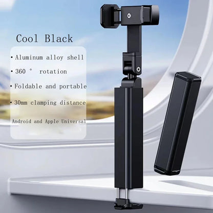 Foldable Bed/Desk Arm Mount Tablet Holder 360° Rotation Adjustable Aluminum Alloy Tablet Stand Holder for Iphone Samsung Xiaomi
