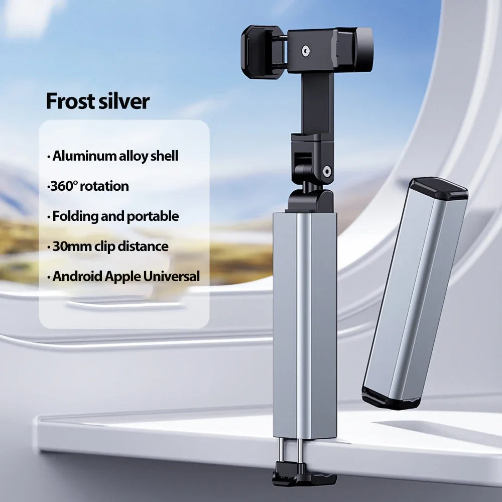 Foldable Bed/Desk Arm Mount Tablet Holder 360° Rotation Adjustable Aluminum Alloy Tablet Stand Holder for Iphone Samsung Xiaomi
