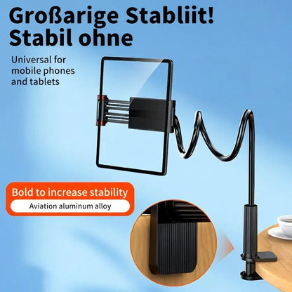 Multi-Functional Desktop Cantilever Tablet Holder with Anti-Slip Pad for Stability