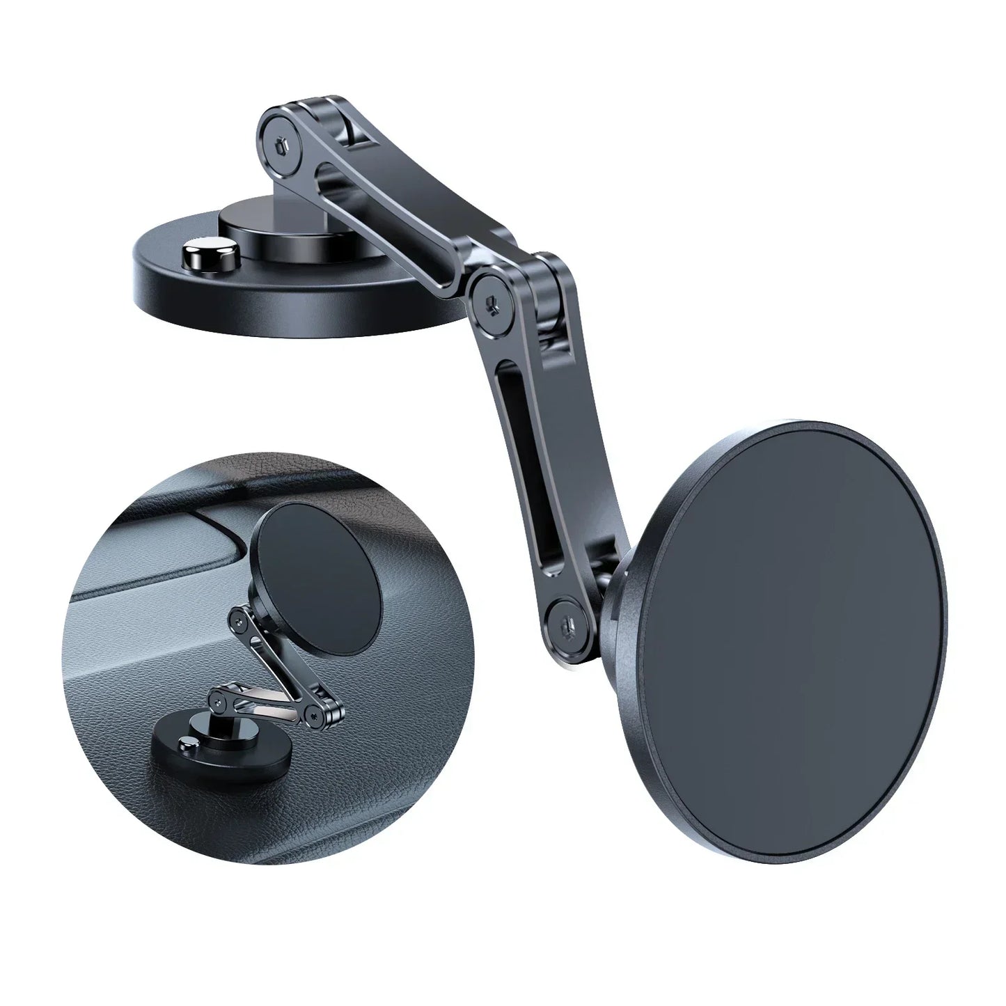 Magnetic Car Phone Holder Wireless Charger Rotation Holder Magsafe Car Phone Stand Fast Charging for Iphone 17 16 15 14 Samsung