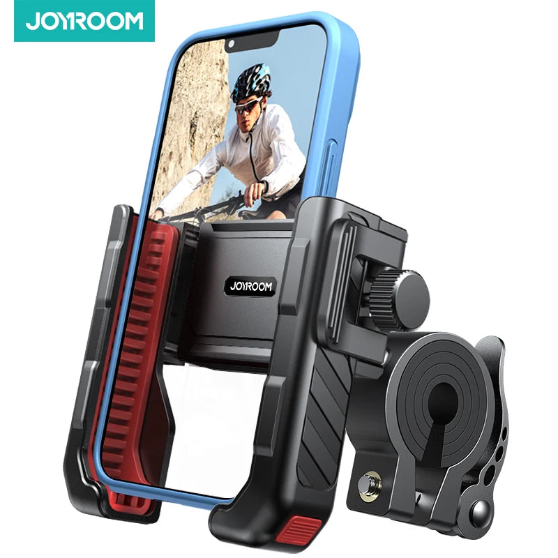 Joyroom 2024 Bike Phone Holder  One-Handed Operation Bicycle Motorcycle Phone Holder for 4.7-7" Mobile Phone Shockproof