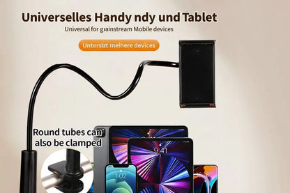 Multi-Functional Desktop Cantilever Tablet Holder with Anti-Slip Pad for Stability