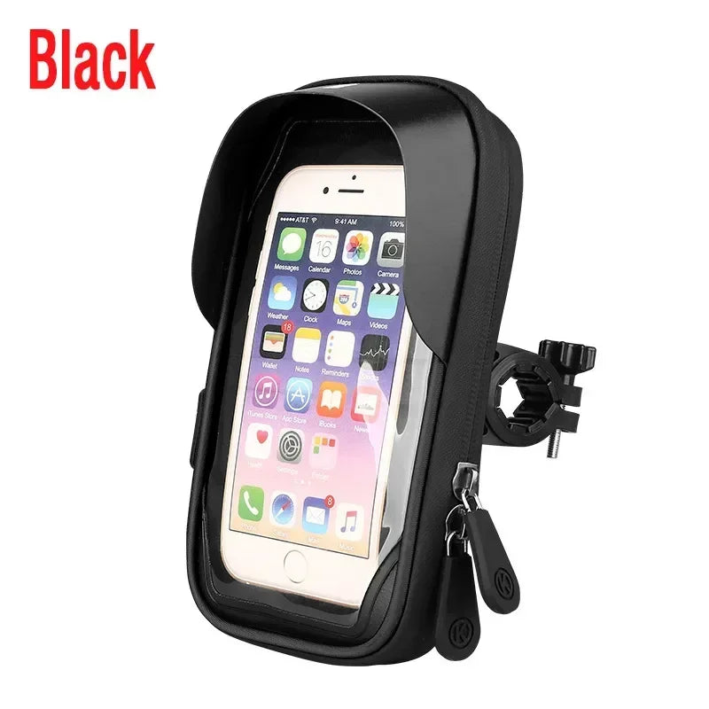 Bicycle Motorcycle GPS Navigation Holder Waterproof Multi-Function Mobile Phone Bracket Card Pack Bike Motorcycle Accessories