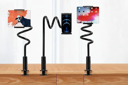 Multi-Functional Desktop Cantilever Tablet Holder with Anti-Slip Pad for Stability