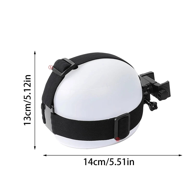 Head-Mounted Headband Bracket Adjustable Live Broadcast Mobile Phone Holder First-Person Perspective Fixed Bracket Gift