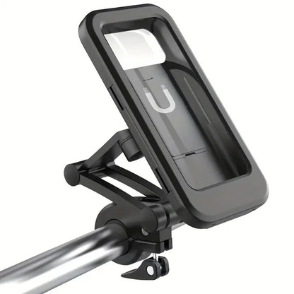 Waterproof Motorcycle Bike Mobile Phone Holder Universal Bicycle GPS 360°Swivel Phone Mount