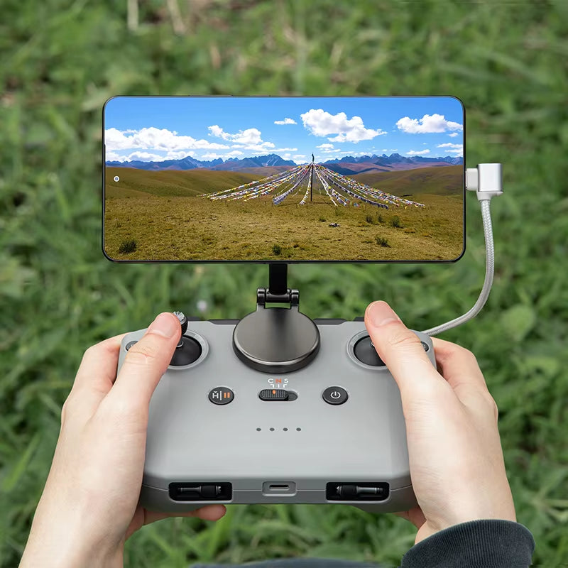 STARTRC Magnetic Phone Mount for  RC-N1/2/3 Remote Controller Stand Quick Adsorption 360° Rotate Foldable Bracket Accessories