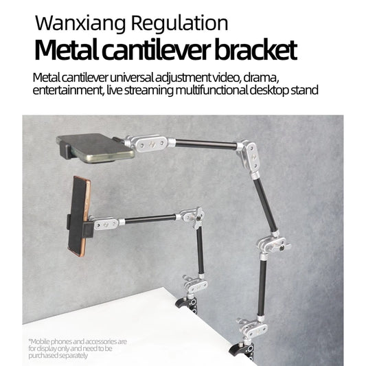 Magic Arm Mount Adjustable Office Flexible 1/4" Thread Screw Phone Mount Holder for Video Action Camera