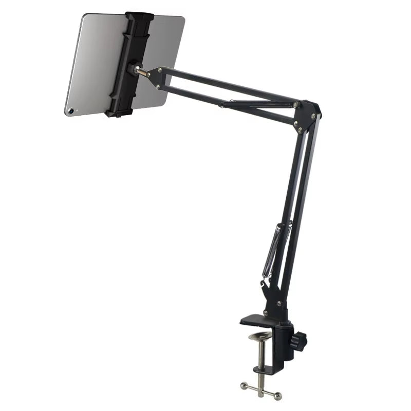 Lazy Cantilever Cell Phone Tablet Holder Desktop Universal Live Streaming Bedside Ipads Stand Bracket Clip