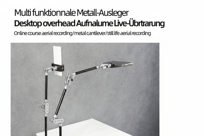 Magic Arm Mount Adjustable Office Flexible 1/4" Thread Screw Phone Mount Holder for Video Action Camera