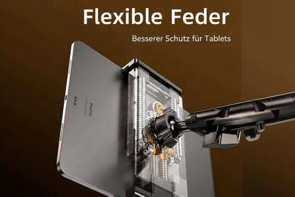 Lazy Phone Holder 360° Rotating Tablet Stand Holder Adjustable for Ipad Cellphone 4-13 Inch Bed Floatable Arm Clip Stand