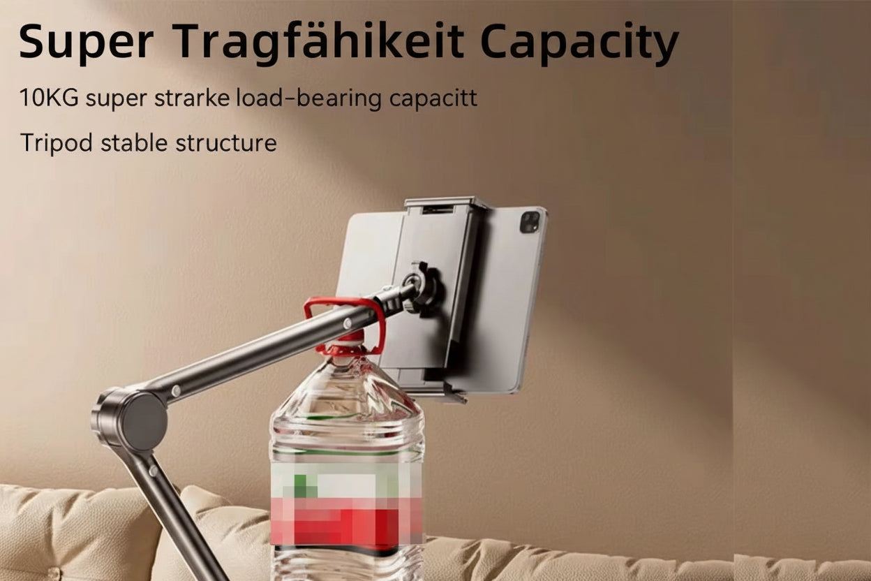 Lazy Phone Holder 360° Rotating Tablet Stand Holder Adjustable for Ipad Cellphone 4-13 Inch Bed Floatable Arm Clip Stand